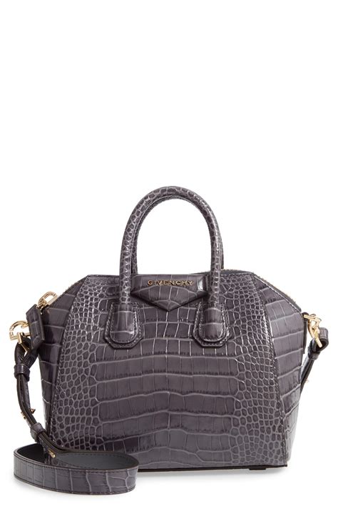 Givenchy mini antigona bag croc